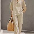 Women's Loose-Fit Pants Set