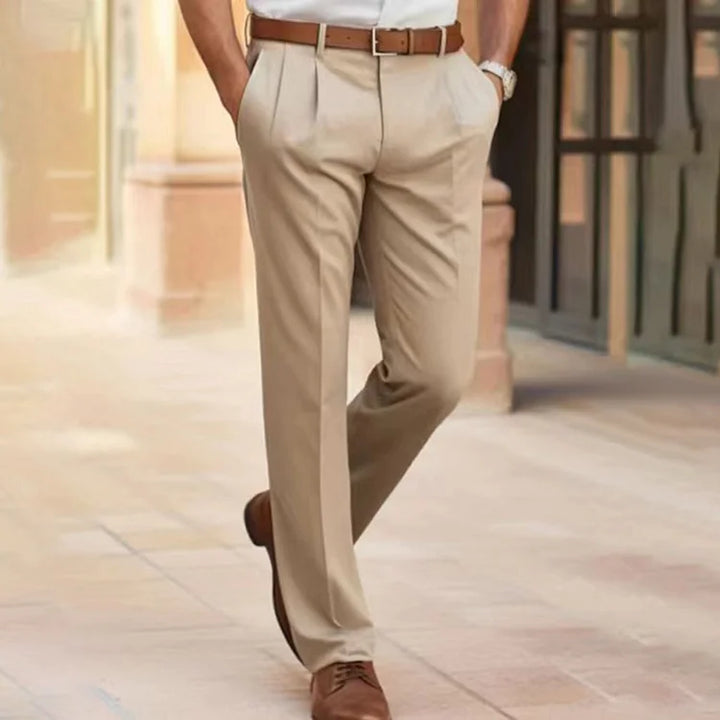 Pantalon de Ville Coupe Droite Homme