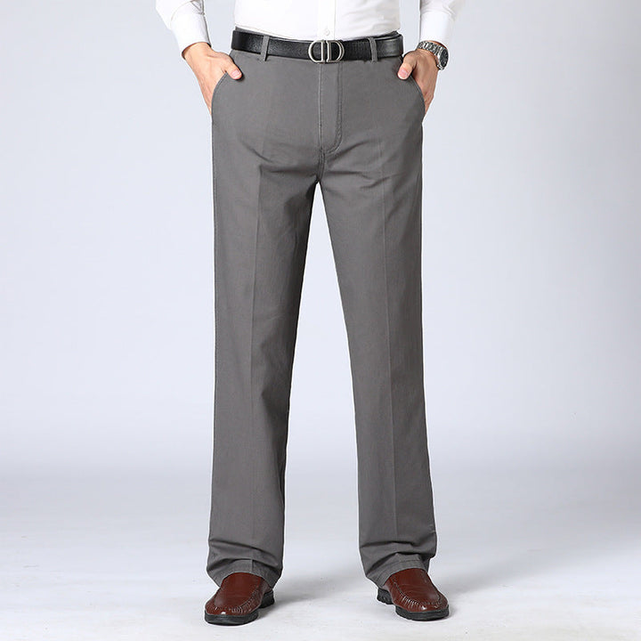 Pantalon de Ville Coupe Droite Homme