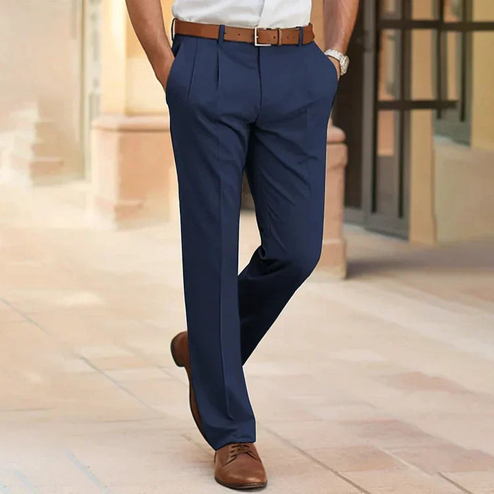 Pantalon de Ville Coupe Droite Homme