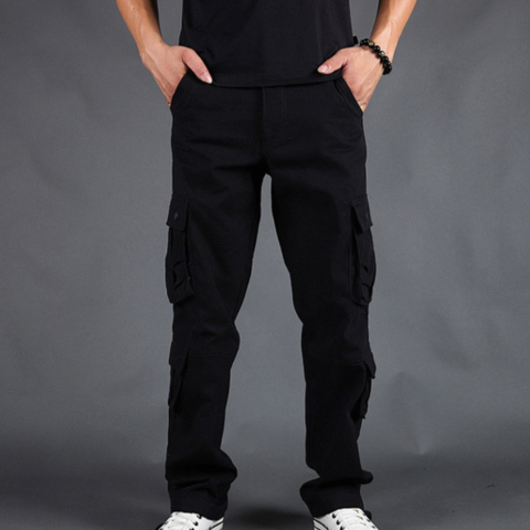 Pantalon Cargo à Coupe Droite Homme