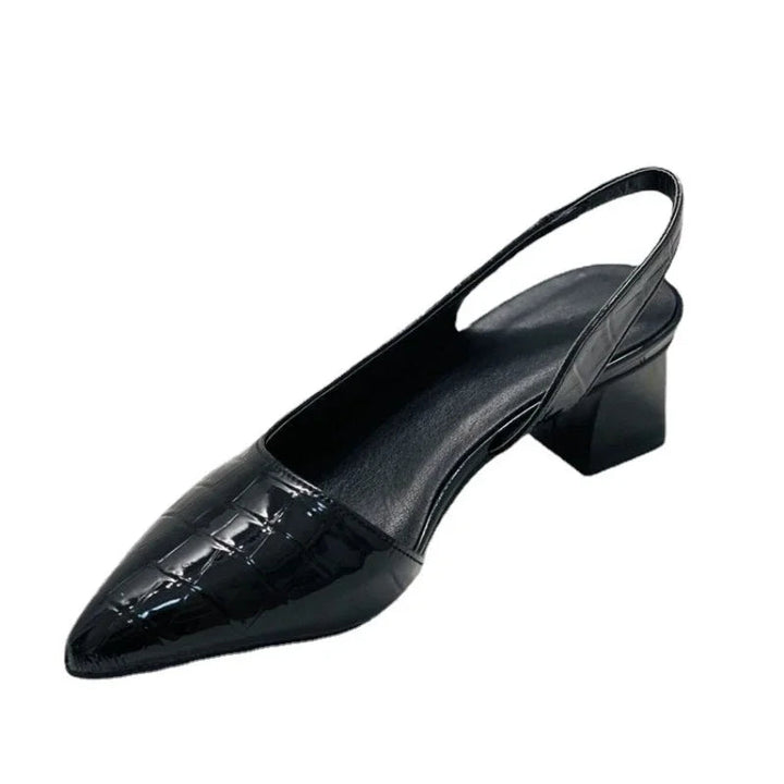Escarpins Slingback Talon Bloc Femme