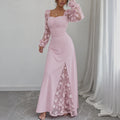 Robe Longue Fleurie Femme pour Invitée de Mariage