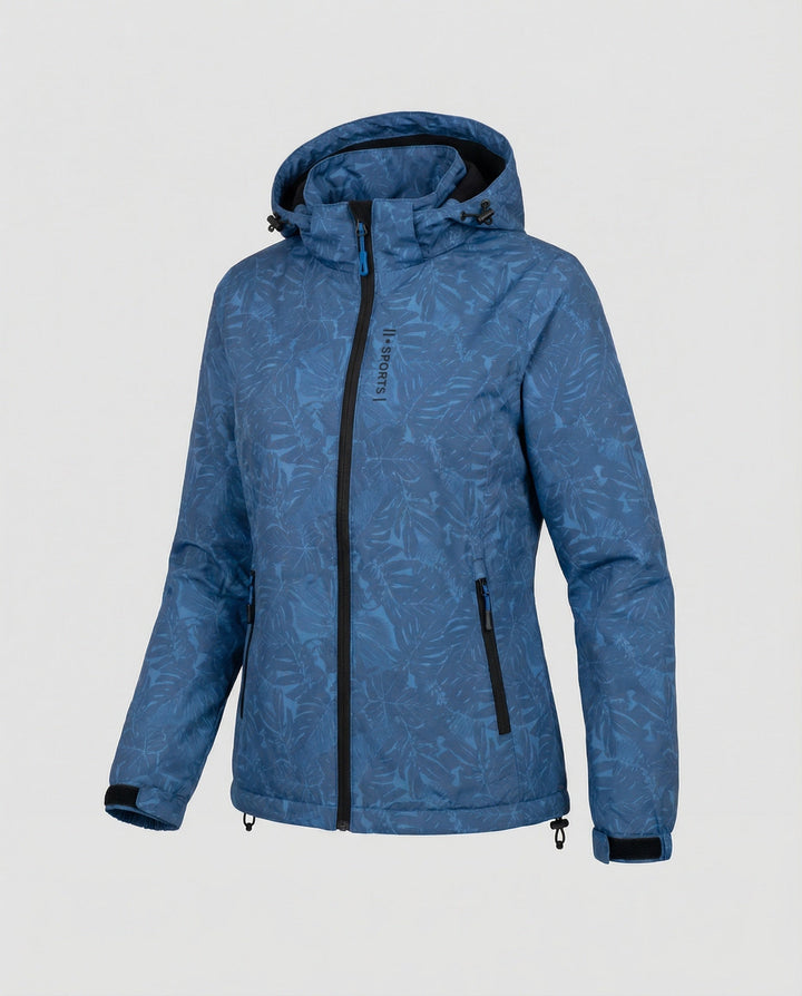 Veste à Capuche Imprimée Femme