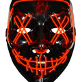 Masque Halloween Effet Néon Sourire Homme