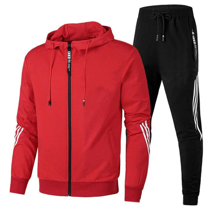 Ensemble Jogging Zippé à Capuche Homme
