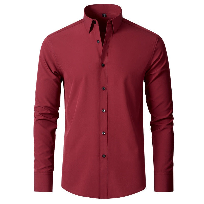 Chemise à Manches Longues et Col Classique Homme
