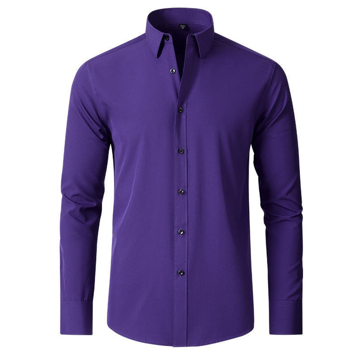 Chemise à Manches Longues et Col Classique Homme