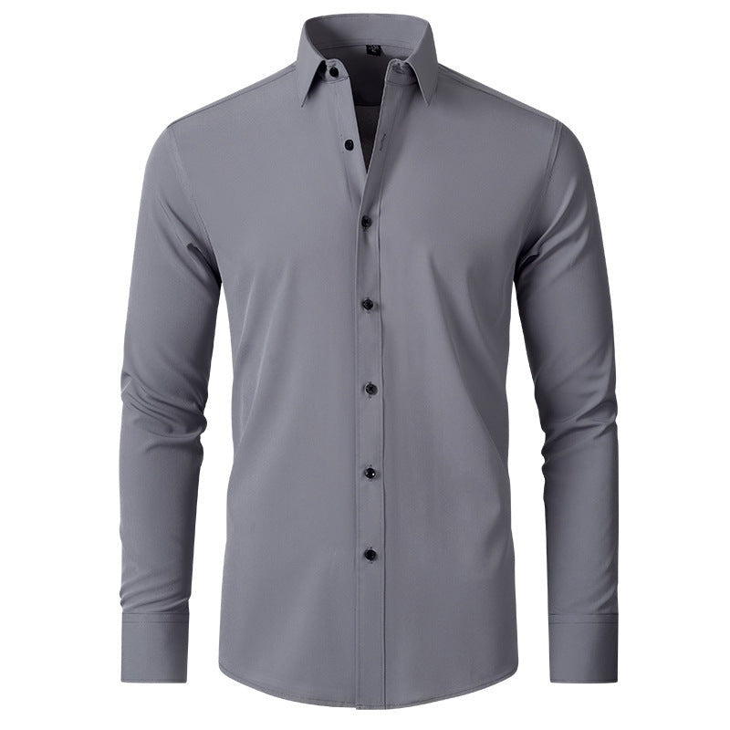 Chemise à Manches Longues et Col Classique Homme