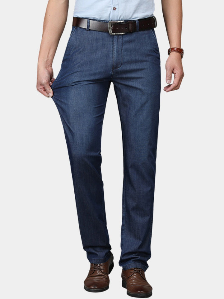 Pantalon Coupe Droite À Poches Latérales Homme