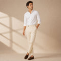 Pantalon à Pinces Coupe Fusélée Homme