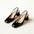 Women's Block Heel Slingback Pumps