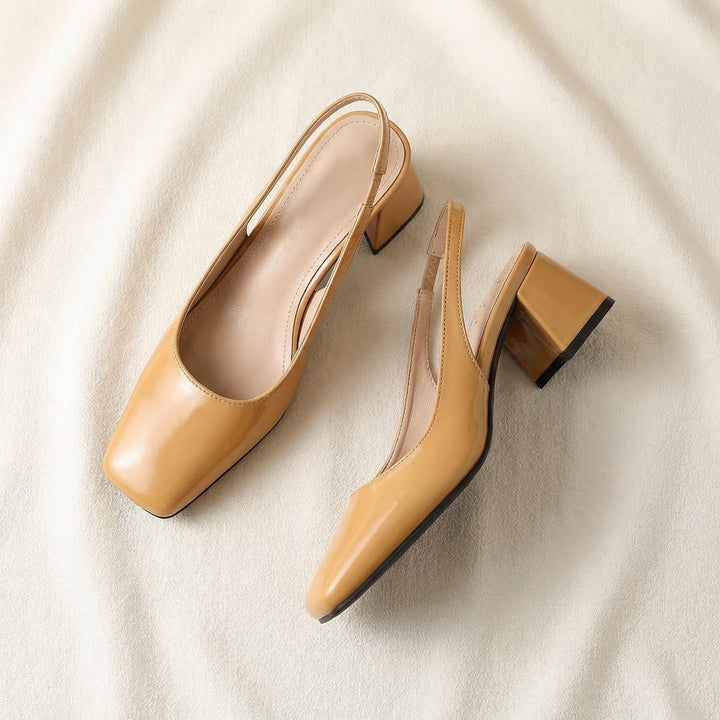 Escarpins Slingback À Talon Bloc Femme