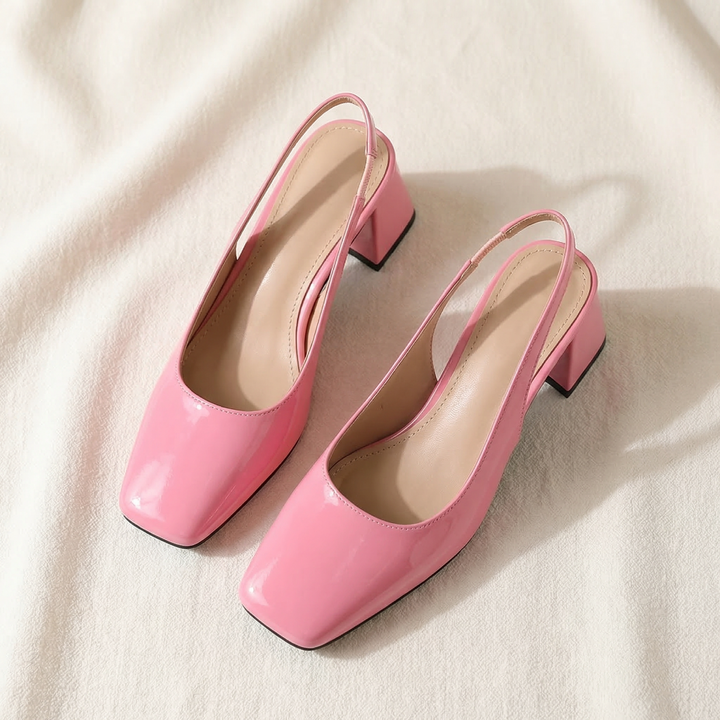 Escarpins Slingback À Talon Bloc Femme