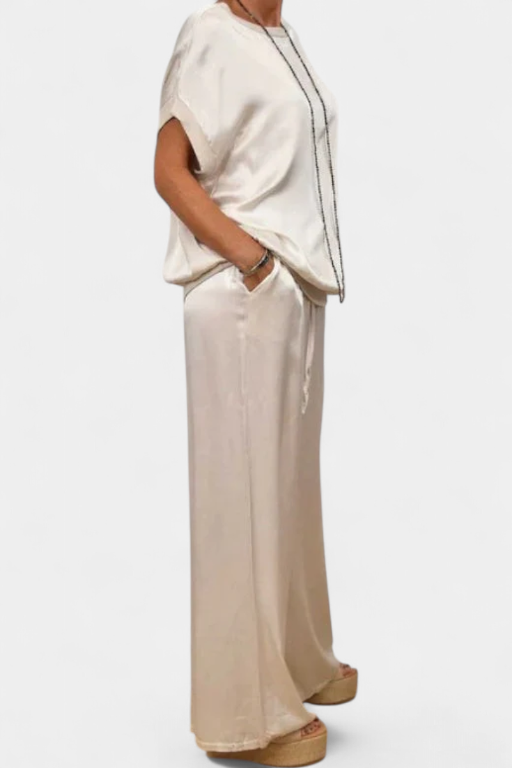 Ensemble Avec Haut Ample et Pantalon Large Femme