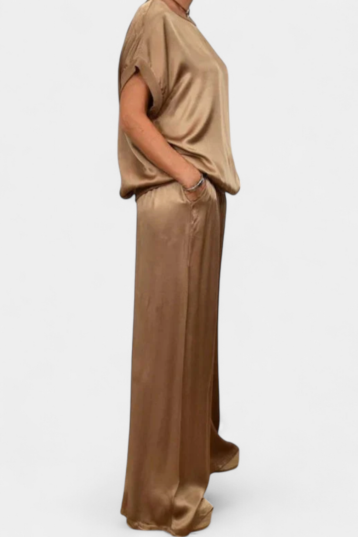 Ensemble Avec Haut Ample et Pantalon Large Femme