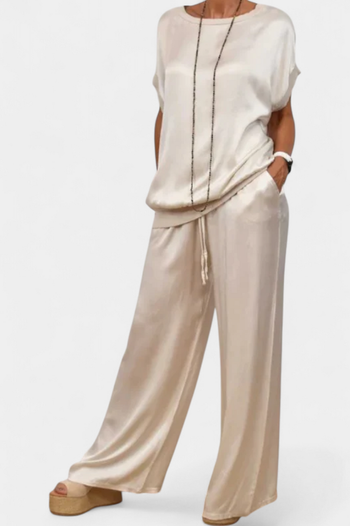 Ensemble Avec Haut Ample et Pantalon Large Femme