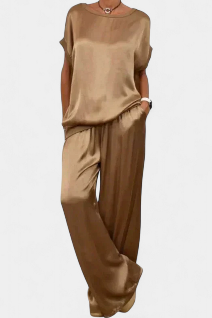 Ensemble Avec Haut Ample et Pantalon Large Femme