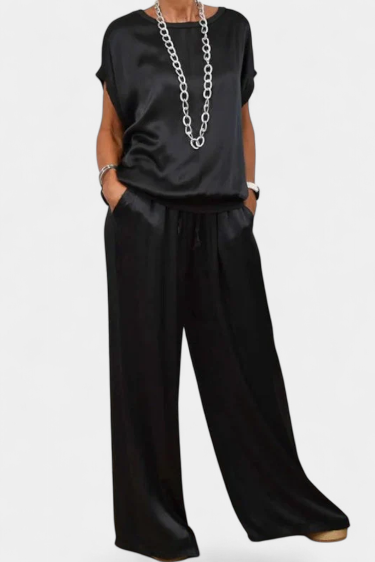 Ensemble Avec Haut Ample et Pantalon Large Femme