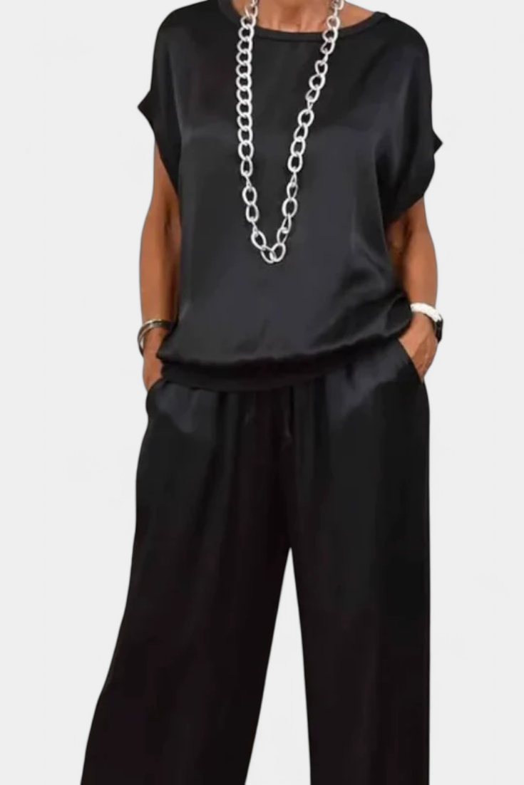 Ensemble Avec Haut Ample et Pantalon Large Femme