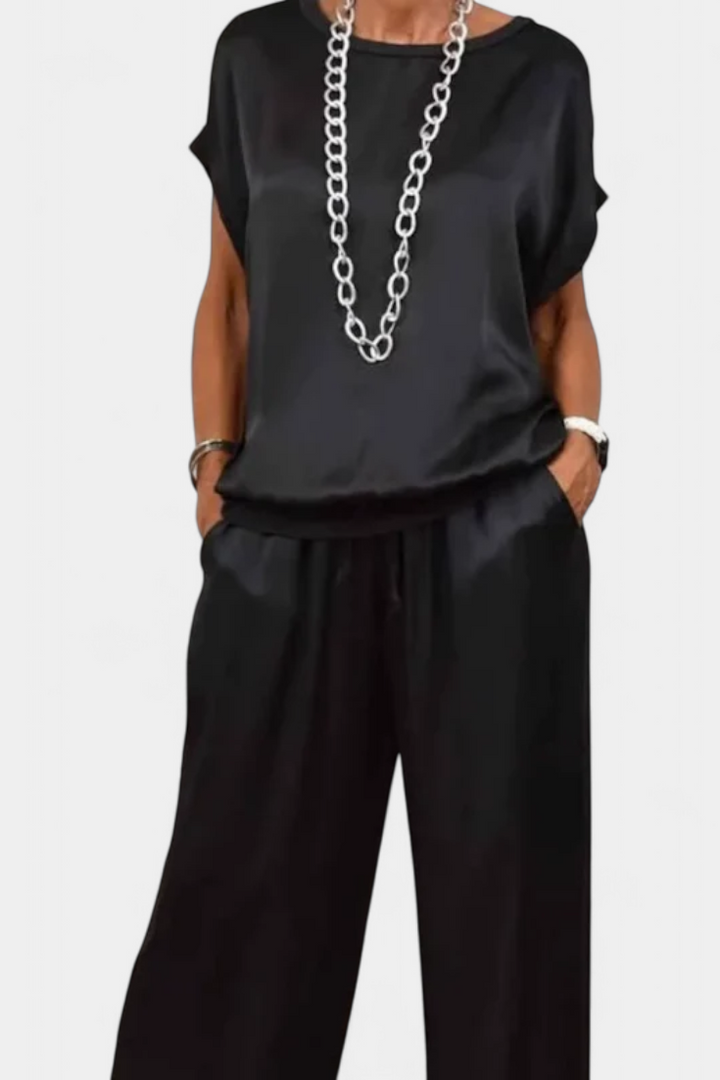 Ensemble Avec Haut Ample et Pantalon Large Femme