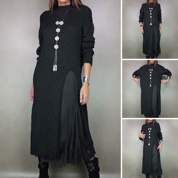 Ensemble Deux Pièces Haut Long et Jupe Femme