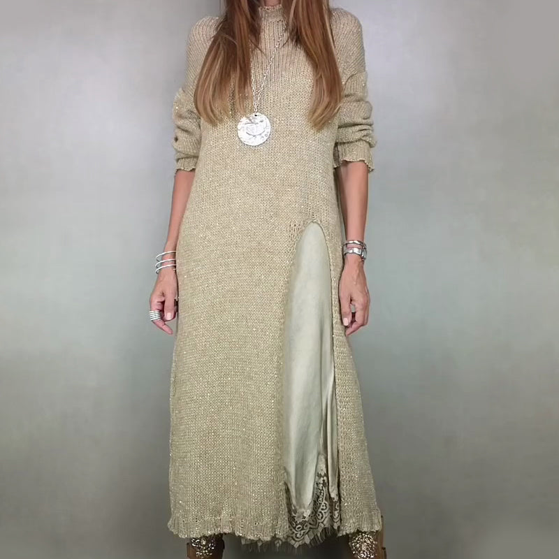 Ensemble Deux Pièces Haut Long et Jupe Femme