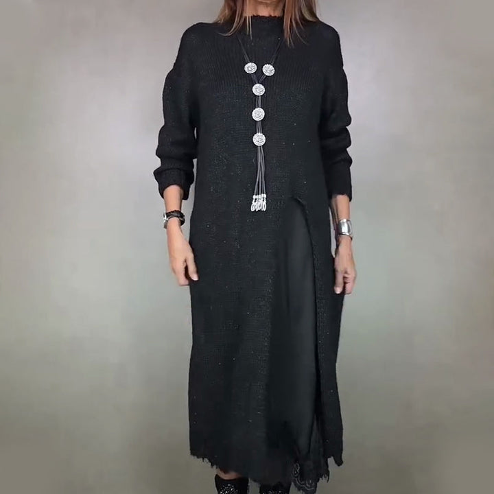 Ensemble Deux Pièces Haut Long et Jupe Femme