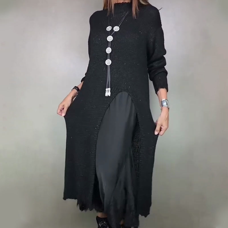 Ensemble Deux Pièces Haut Long et Jupe Femme