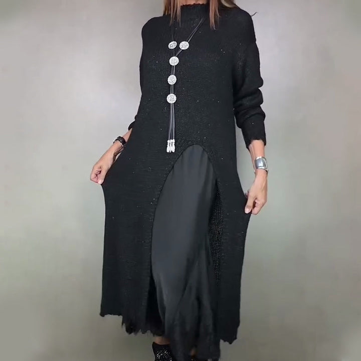Ensemble Deux Pièces Haut Long et Jupe Femme