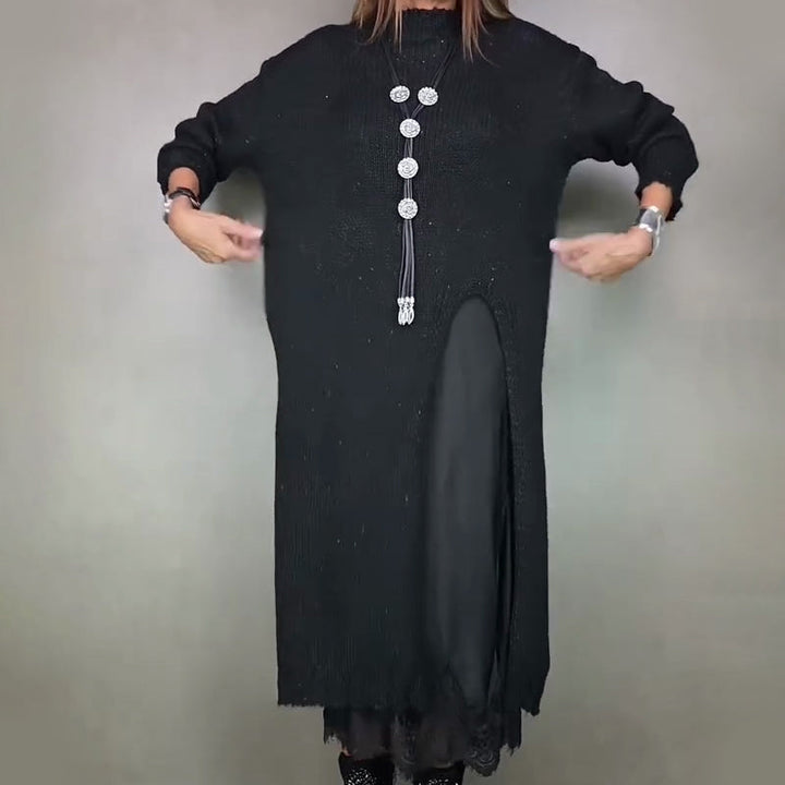 Ensemble Deux Pièces Haut Long et Jupe Femme
