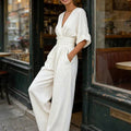 Women's V-Neck Jumpsuit