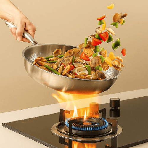 Poêle de Cuisson Inox