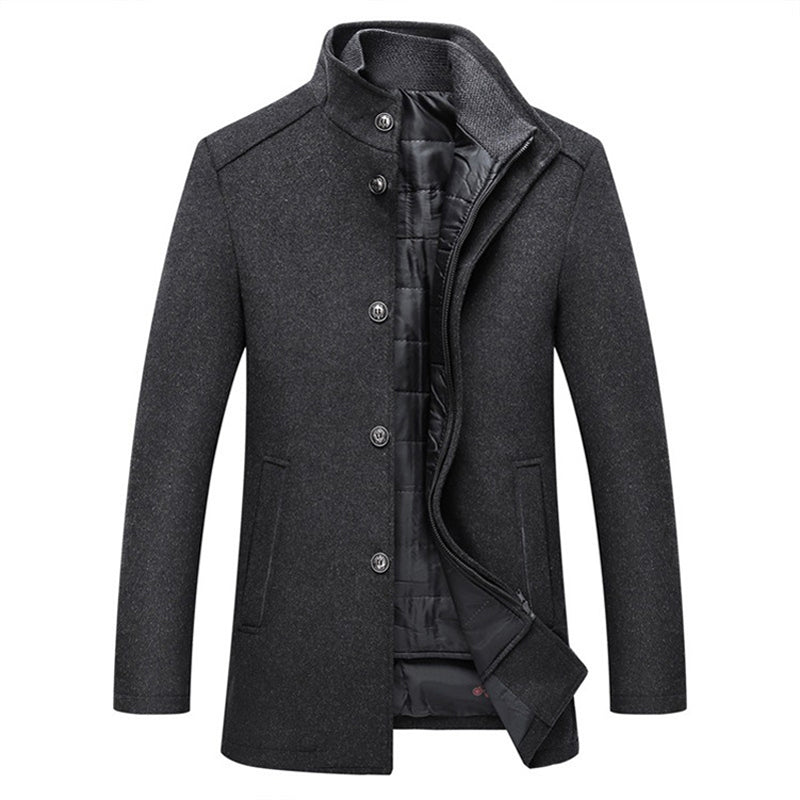 Veste d’Hiver à Col Montant Homme