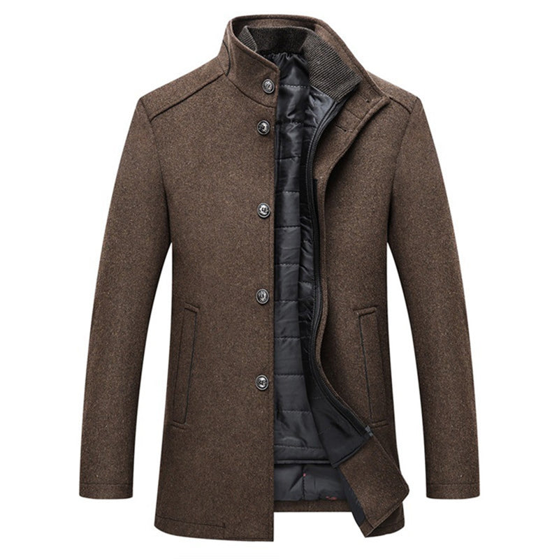 Veste d’Hiver à Col Montant Homme