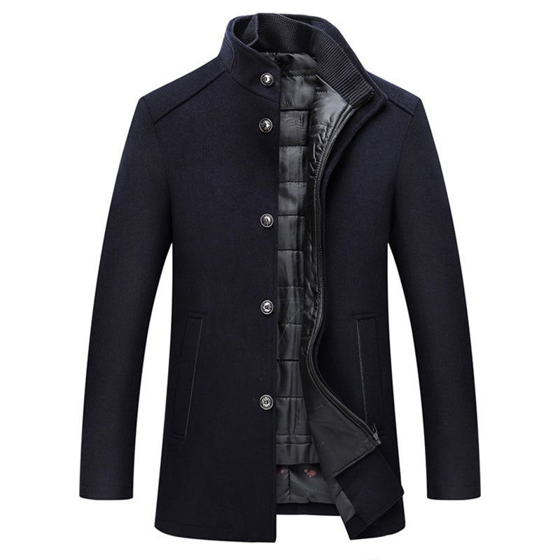 Veste d’Hiver à Col Montant Homme