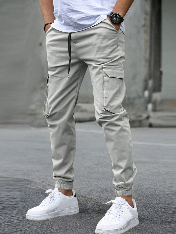 Pantalon Cargo À Bas Élastiqués Homme