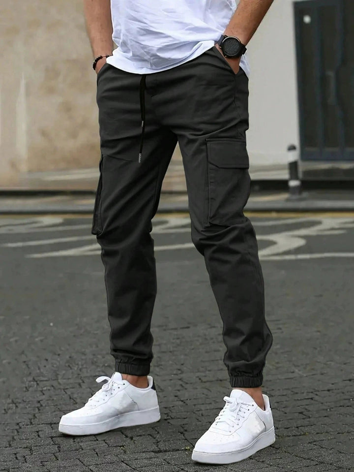 Pantalon Cargo À Bas Élastiqués Homme