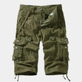 Men's Multi-Pocket Cargo Bermuda Shorts