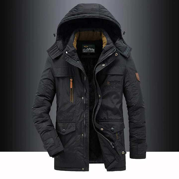 Veste Longue à Capuche Homme