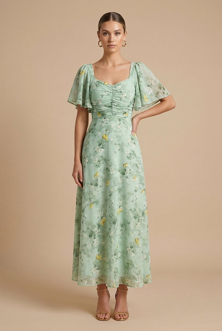 Robe Longue Fleurie Femme