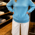 Pull En Maille À Motifs Floraux Femme