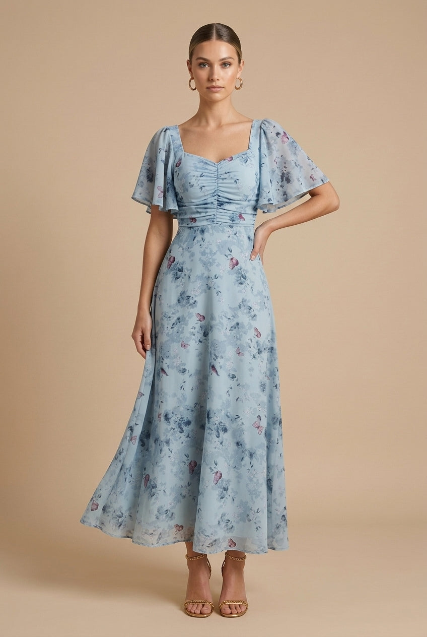 Robe Longue Fleurie Femme