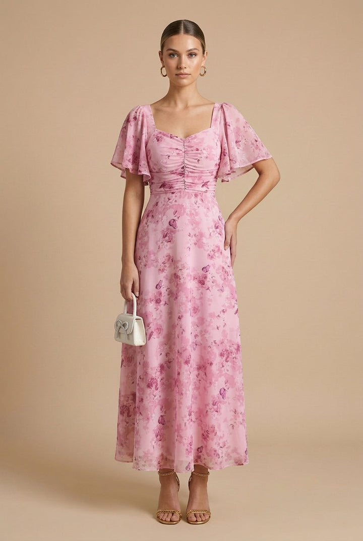 Robe Longue Fleurie Femme