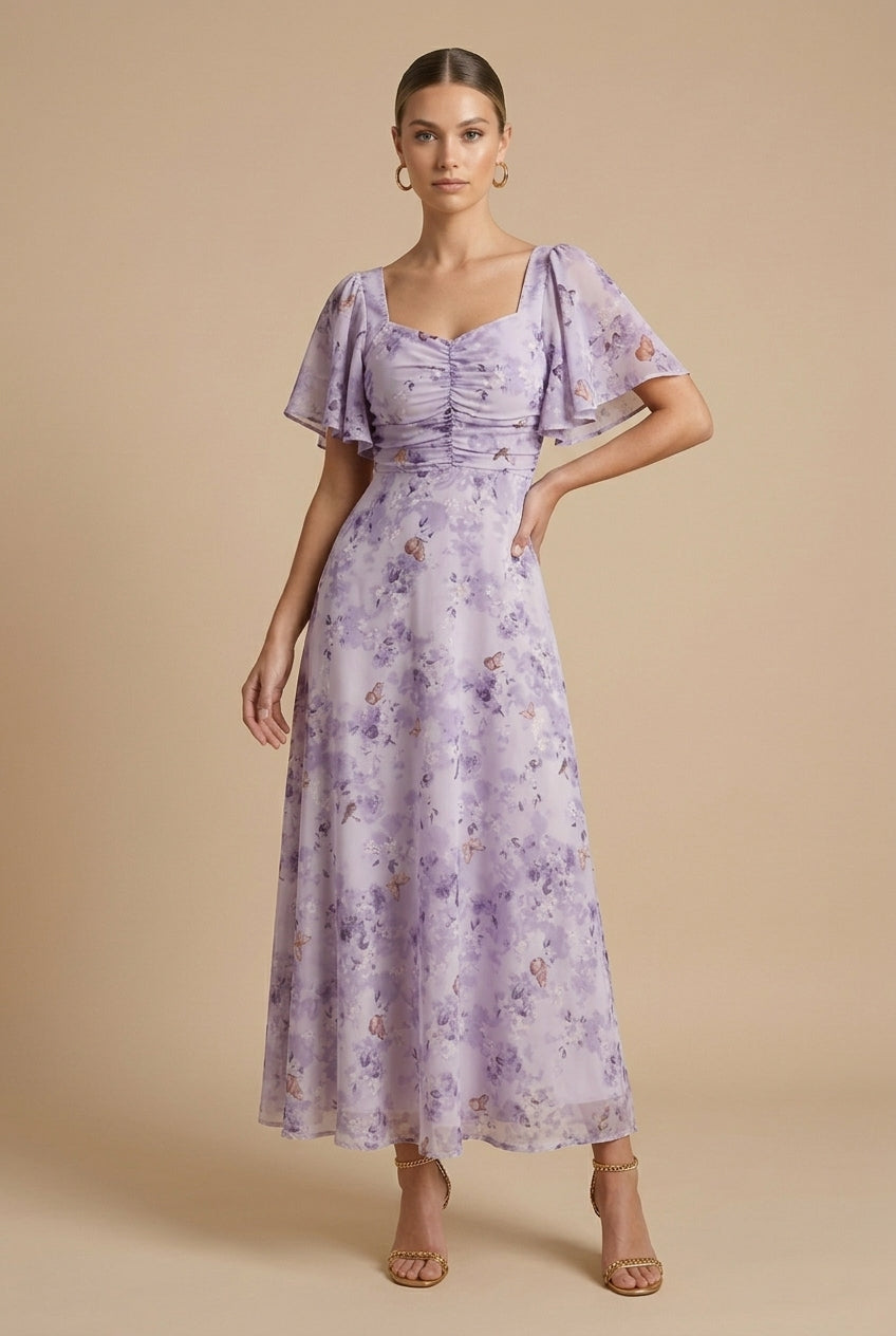 Robe Longue Fleurie Femme