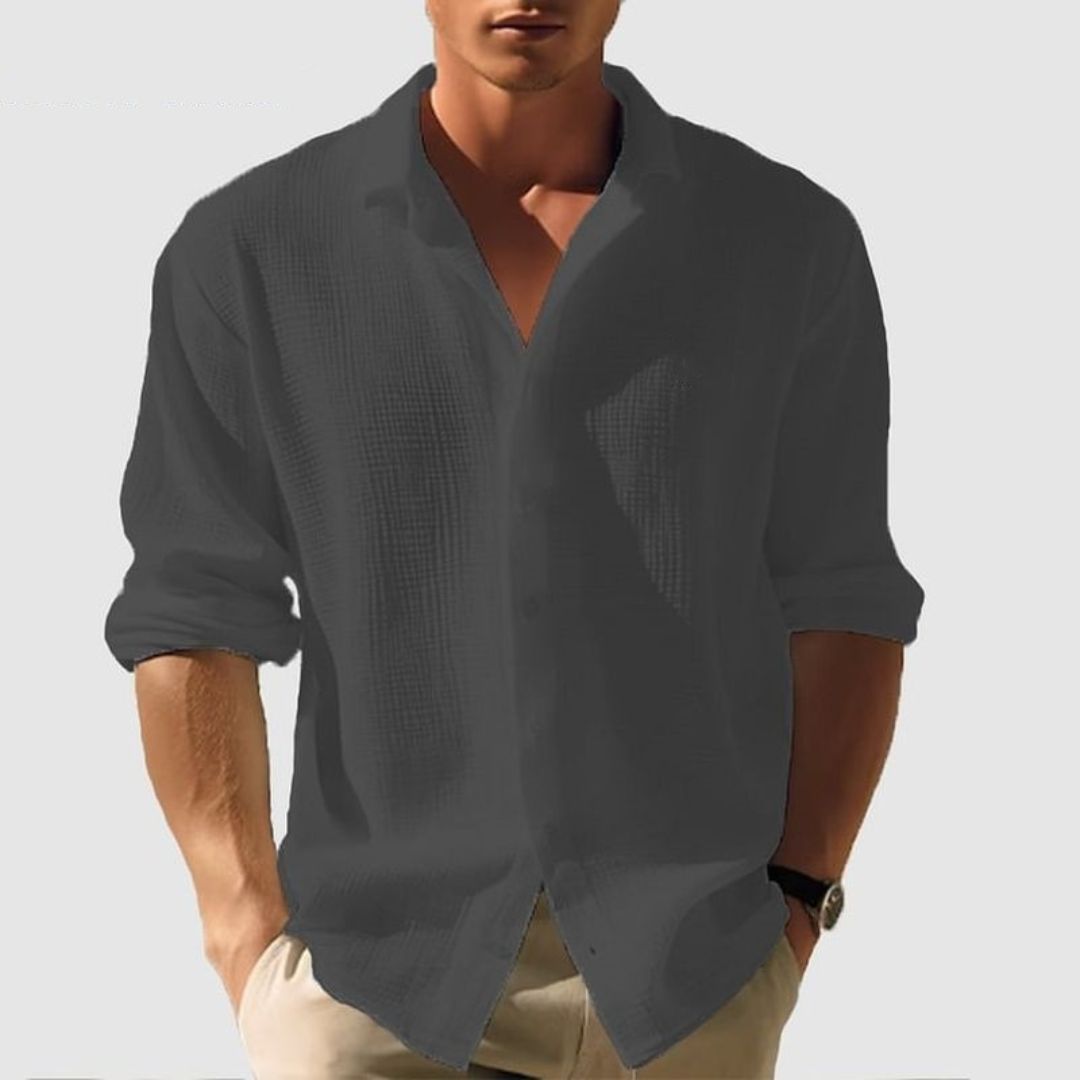 Chemise Texturée Homme