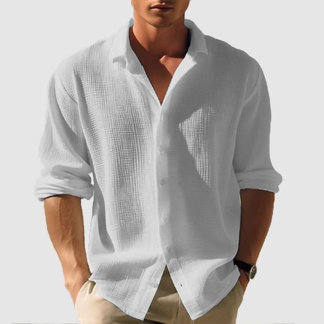 Chemise Texturée Homme