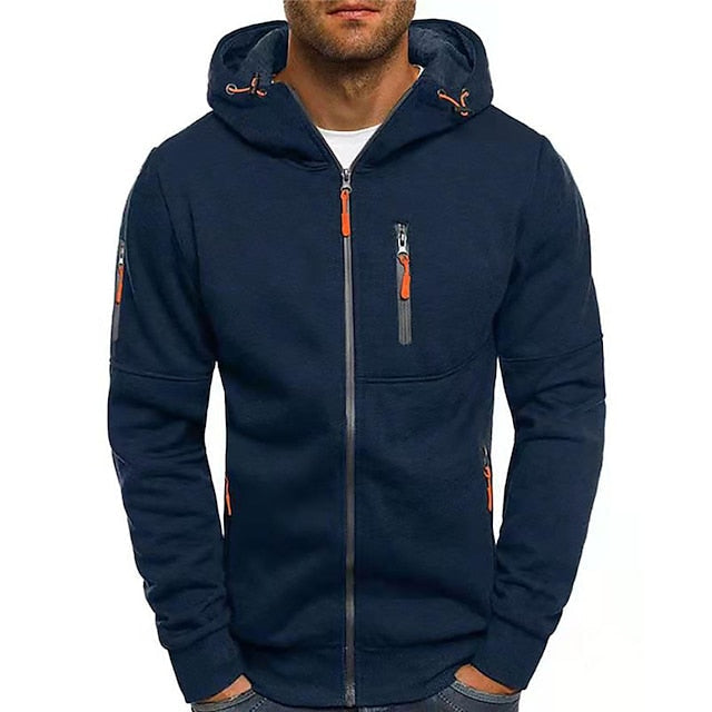 Sweat Zippé à Capuche Homme
