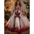 Robe Maxi Halloween Squelette Femme