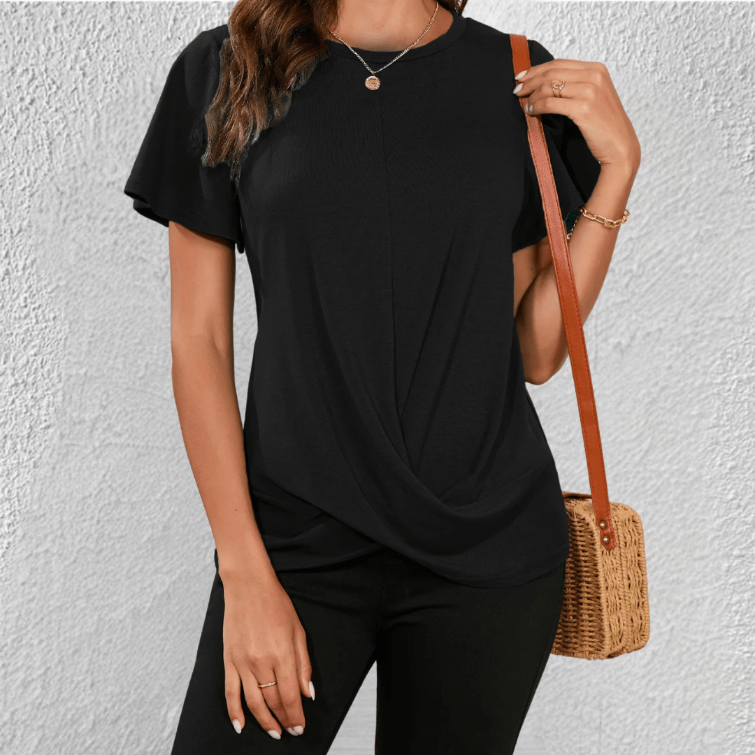 T-Shirt Drapé Femme